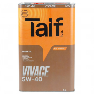Масло моторное TAIF Vivace 5W-40 SN/CF синт. 1л