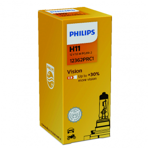 Автолампа галогеновая Philips H11 12V55W PGJ19-2 12362PRC1 Vision +30%