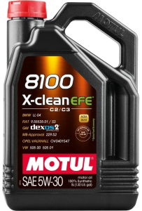 Масло моторное MOTUL 8100 X-clean EFE 5W-30 SN/CF синт. 5л