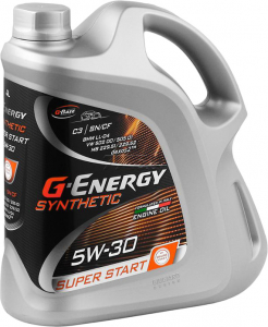 Масло моторное G-Energy Synthetic Super Start 5W-30 синт. API SN/CF 5л
