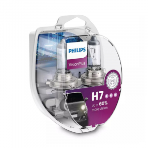 Автолампа галогеновая Philips H7 12V55W PX26d 12972VPS2 Vision +60% компл 2шт