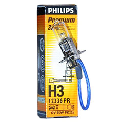 Автолампа галогеновая Philips H3 12V55W Pk22s 12336PRC1 Vision+30%
