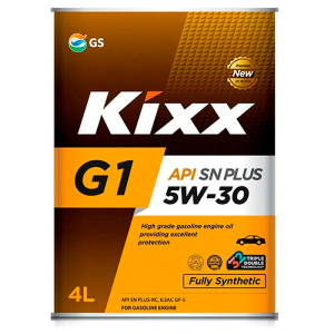 Масло моторное Kixx G1 5W-30 SN PLUS синт. 4л