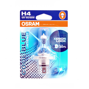 Автолампа галогеновая OSRAM H4 12V60/55W P43t-38 4200K 64193CBI COOL BLUE INTENSE 1шт