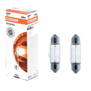 Автолампа накаливания OSRAM C5W 12V5W T11x38 6418  Standart компл 2шт