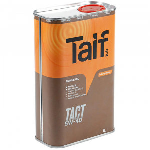 Масло моторное TAIF Tact 5W-40 SL/CF синт. 1л