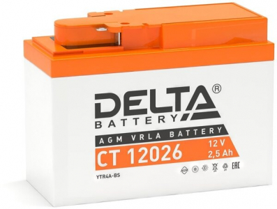 Аккумулятор Delta 12V 2,5A EN45 YTR4A-DS о/п