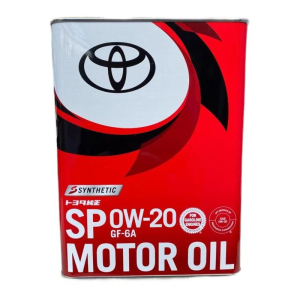 Масло моторное TOYOTA Motor Oil 0W-20 SP/GF-6 синт. 4л 