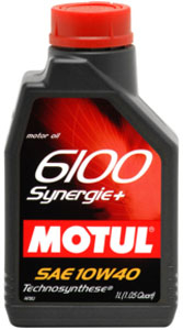 Масло моторное MOTUL 6100 Synergie+ 10W-40 SN/CF синт. 4л