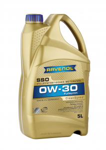 Масло моторное RAVENOL SSO 0W-30 SN/CF A3/B4 синт. 5л