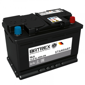 Аккумулятор BATREX Standart 70 EN600 о/п 
