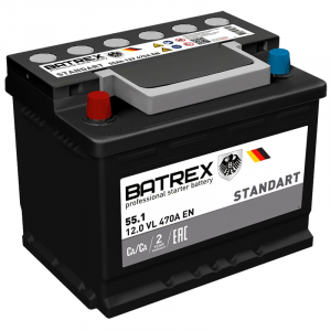 Аккумулятор BATREX Standart 55 EN410 п/п