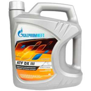 Масло трансмиссионное GAZPROMNEFT ATF DX III 4л