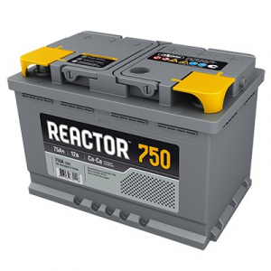Аккумулятор Reactor Евро 75 EN820 6СТ- 75АЗ о/п 
