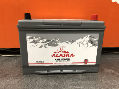 Аккумулятор Alaska CMF silver 95 EN830 о/п 115D31L нижнее. крепление