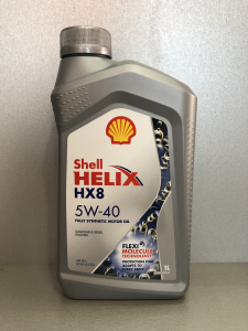 Масло моторное SHELL HELIX HX8 5W-40 SN синт. 1л
