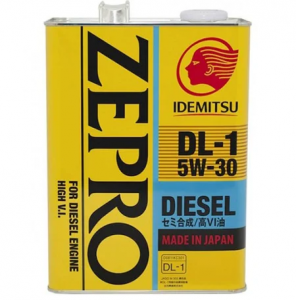 Масло моторное Idemitsu ZEPRO Diesel DL-1 5W-30 п/синт. 4л