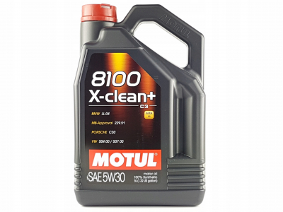 Масло моторное MOTUL 8100 X-clean+ C3 5W-30 SN/CF синт. 5л
