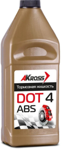 Жидкость тормозная AKROSS GOLD AKS0002DOT DOT-4 0,9кг