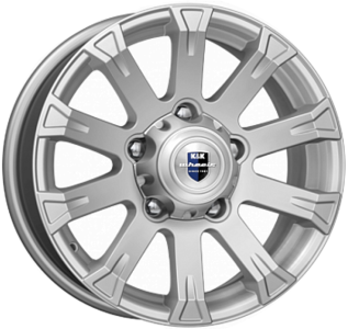 Диск литой 16x7 5x139,7 ET35 DIA 98 КиК Байкал KC601-01 сильвер