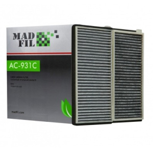 Фильтр салона MAD FIL AC-931C (угольный, комплект шт.)