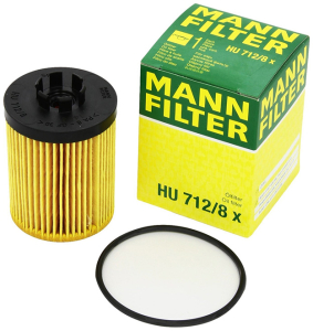 Элемент масляного фильтра MANN FILTER HU712/8X