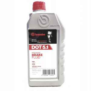 Жидкость тормозная BREMBO DOT-5.1 L05005 0.5л
