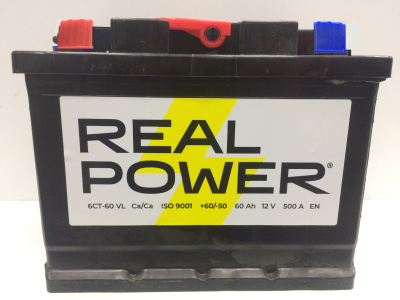 Аккумулятор Real Power 60 EN500 п/п