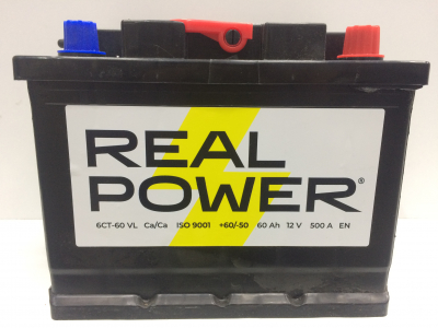 Аккумулятор Real Power 60 EN500 о/п