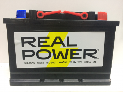 Аккумулятор Real Power 75 EN600 о/п