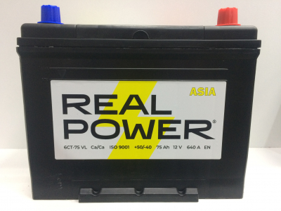 Аккумулятор Real Power ASIA 75 EN640 о/п