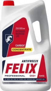 Антифриз концентрат Felix Carbox 430206041 -40 G12+ 5кг красный