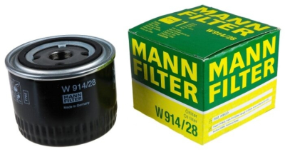 Фильтр масляный MANN FILTER W 914/28