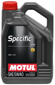 Масло моторное MOTUL Specific LL-04 5W-40 SN синт. 5л