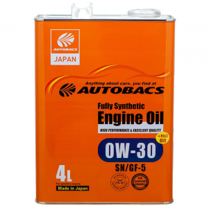 Масло моторное AUTOBACS Fully Synthetic 0W-30 SP/GF-6A синт. 4л