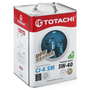 Масло моторное TOTACHI Premium Diesel 5W-40 CJ-4/SN синт. 4л