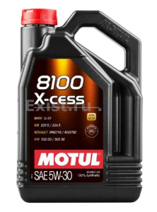 Масло моторное MOTUL 8100 X-cess 5W-30 SL/CF синт. 4л