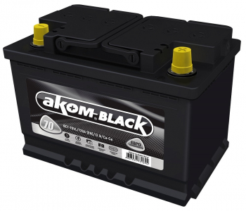 Аккумулятор Аком 70 Евро BLACK EN720 о/п 