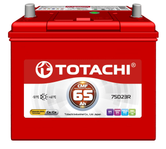 Аккумулятор Totachi CMF JIS 65 EN600 п/п 75D23FR 