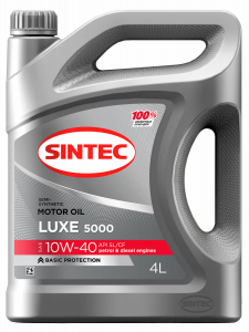 Масло моторное SINTEC Luxe 5000 10W-40 SL/CF п/синт. 4л