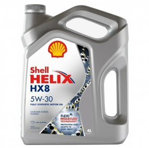 Масло моторное SHELL HELIX HX8 5W-30 синт. API SL/CF 4л
